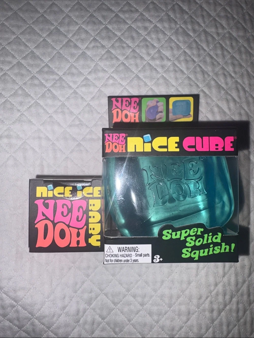 Nice Cube Super Solid Squish Toy - Teal